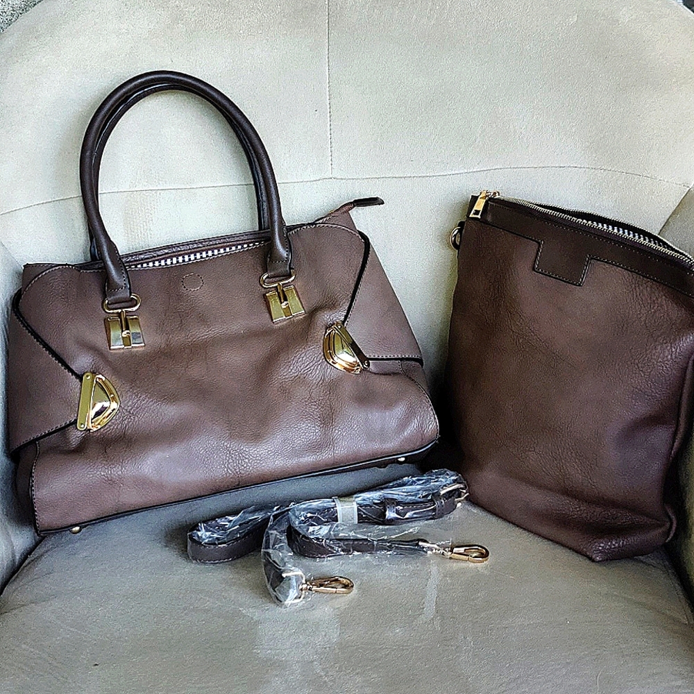 Leather Satchel & Crossbody NWOT
